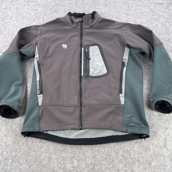 Mountain Hardwear Other - Mountain Hardwear Jacket Mens XL Gray Windstopper Softshell Fleece Lined Hiking